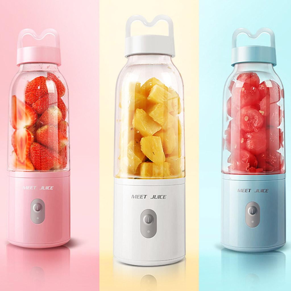 Travel Blender Cup Personal Blender Mini Fruit Juicer Mixer Portable Electric Juicer for Smoothie Fruit Juice Milk Shake