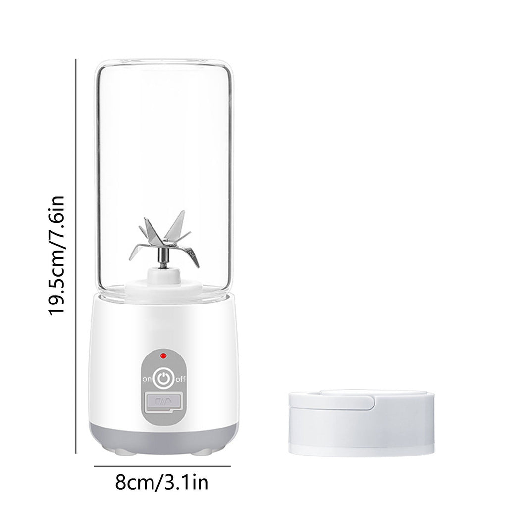 Portable Juicer Cup | Rechargeable Mini Blender 420ml | USB Charging Juicing Cup for Outdoor Travel, Gym, Hiking – Compact, Easy Clean, Durable, Stylish Design