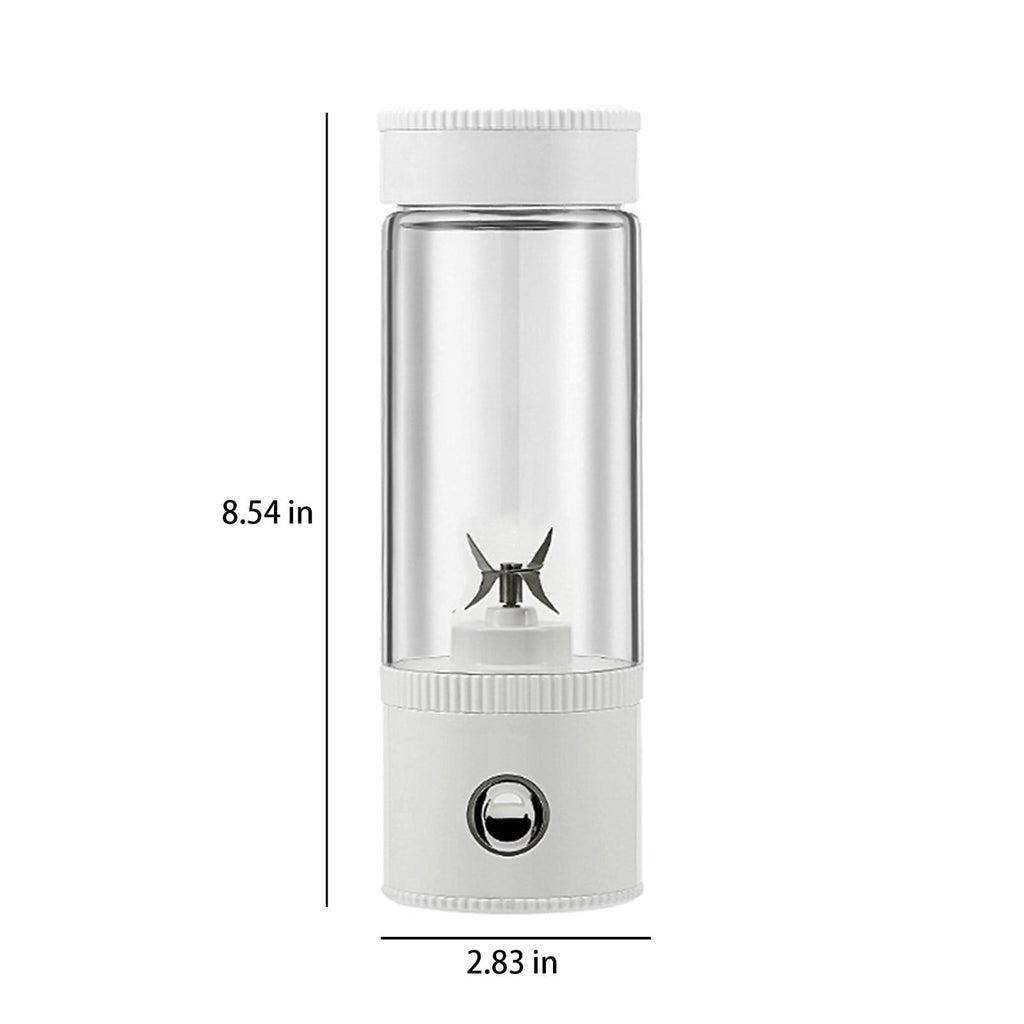 Portable Blenders, Personal Blend-er for Shakes and Fruit Juicer USB Rechargeable with 4 Blades, Handheld Blenders for Sports Travel and Outdoors (1 Pack)