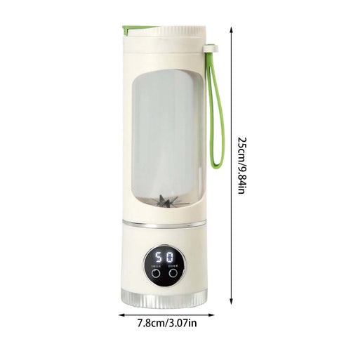 Advanced Digital Multimode Juicer Portable 450ml Personal with Smart LED Display for Diet Nutrition