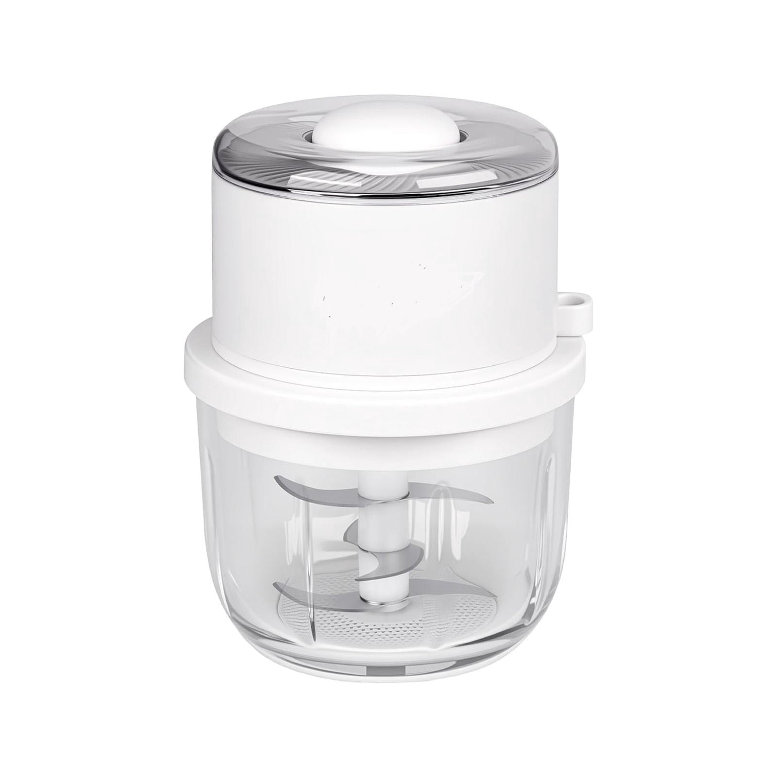 Mini Electric Food Blender 250ml – Small Portable Mixer with Powerful Motor &amp; Stainless Steel Blades, One-Click Operation, Easy to Clean, tpc Rechargeable, for Baby Food, Smoothies, Spices, Meat