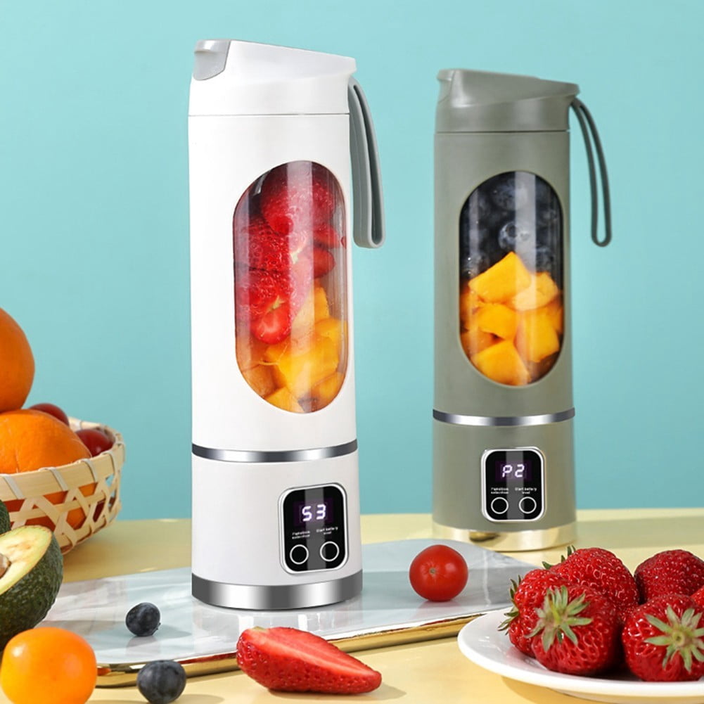 Mini blender with 8 or 12 steel blades 450ml travel cup blender for picnic