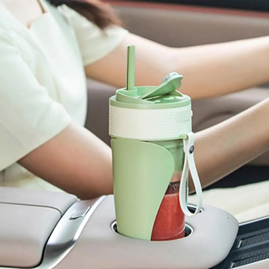 USB C Rechargeable Juicer Cup 450ml Wireless Portable Blender Cup for Juices Fruits Multifunctional Blending Bottles