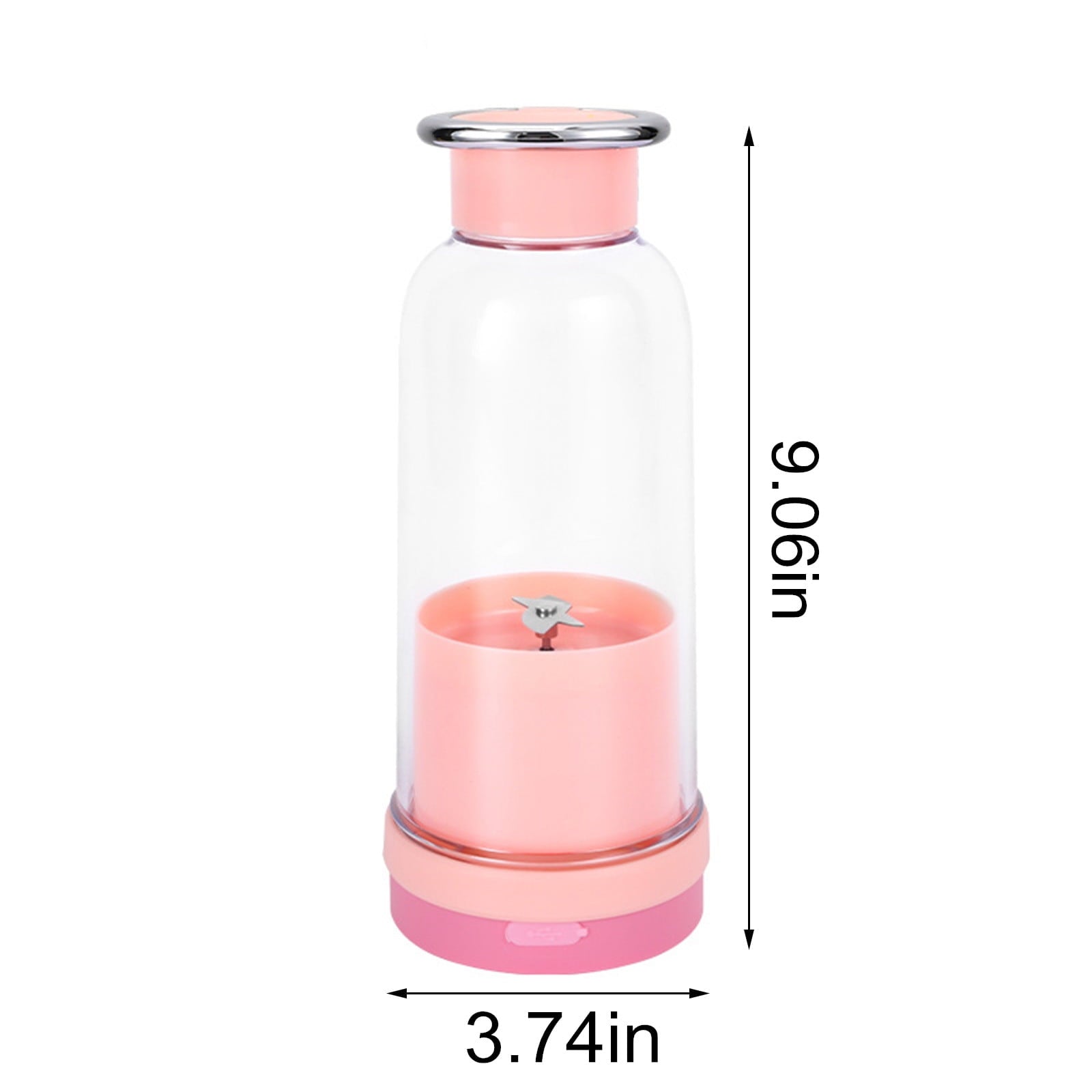 Portable Blenders, Personal Blenders for Shakes and Fruit Juicer, USB Rechargeable with 4 Blades, Handheld Blenders for Sports Travel and Outdoors (1 Pack)