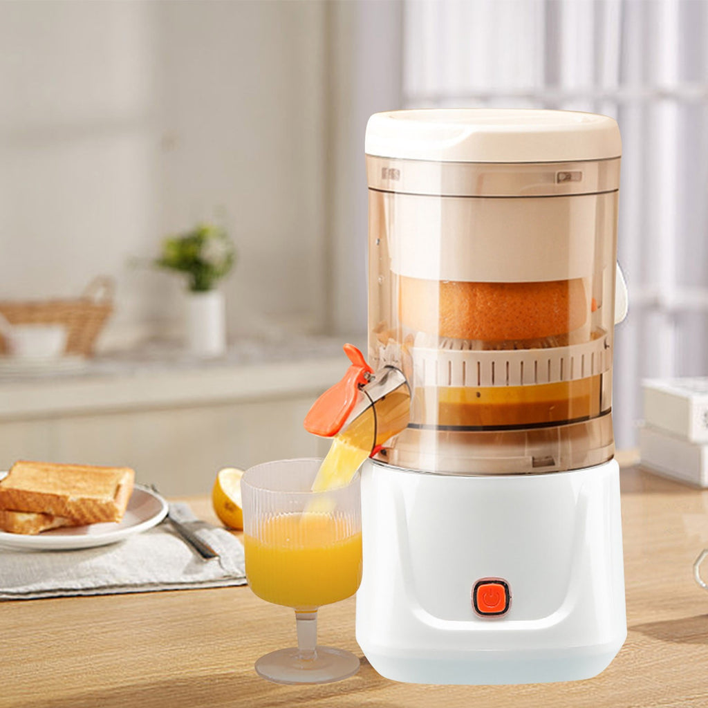 Electric Juicer Extractor | Portable Multi-Function Household Orange Fruit &amp; Vegetable Juicer | 0.3L Capacity | High Torque Motor | Separable Easy Clean | Non-Slip Base | 1300mAh Battery | Fresh