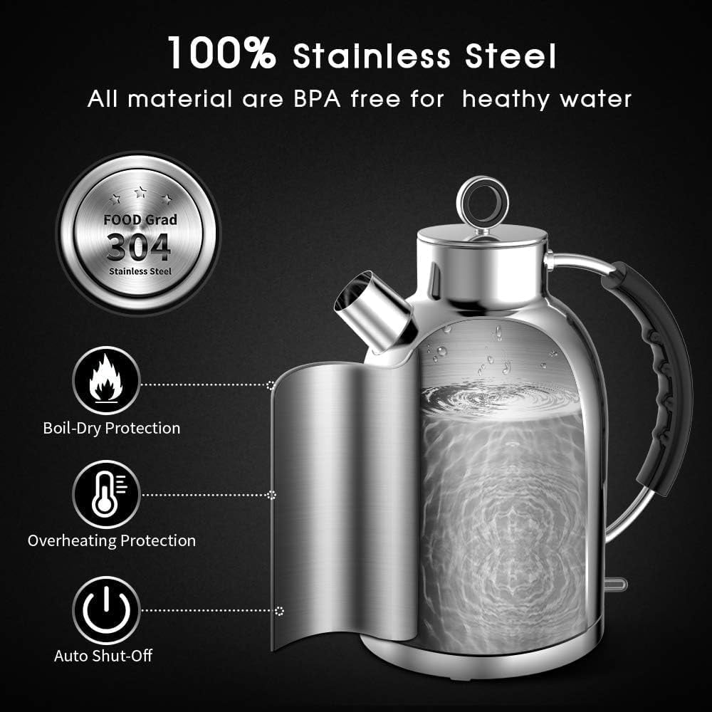 Professional Commercial Blender, Max 1500W, 80oz Pitcher, Powerful Blender with Tamper for Smoothie, Ice Crushing, Variable 9 Speeds Control,110V, Black
