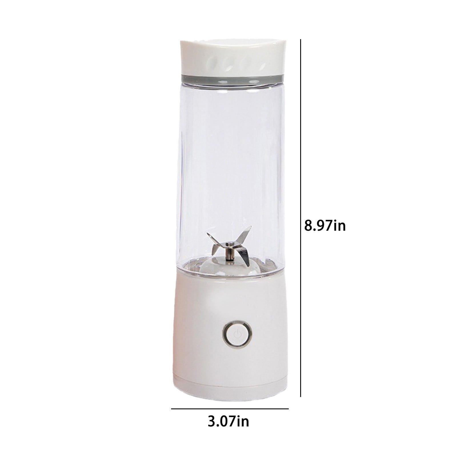 Portable USB Rechargeable Juicer, 4 Ultra-Blades Smoothie Maker, Personal Fruit Blender for Home, Travel, Office, Gym, Easy to Clean and Carry