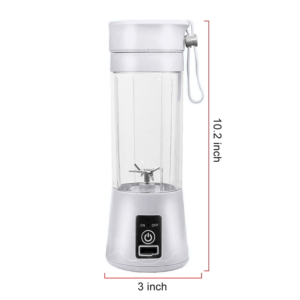 Smoothie Shake Blender with 6 Powerful Blades Portable Blender Mini Juicer for Kitchen Travel
