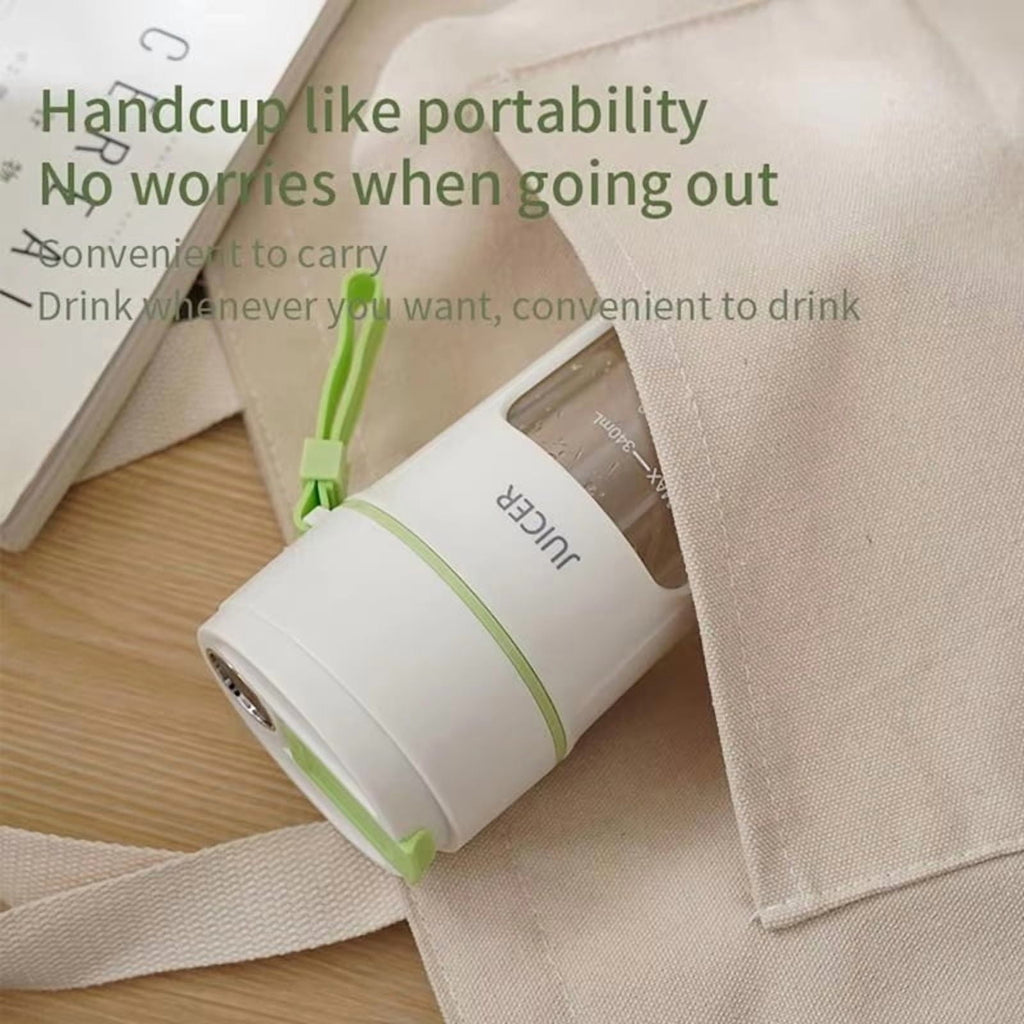 Portable Juicer Electric Blender Multifunction Maker Machine Fruit Extractors Smoothies Mixer 6 Blades 1200mAh Orange