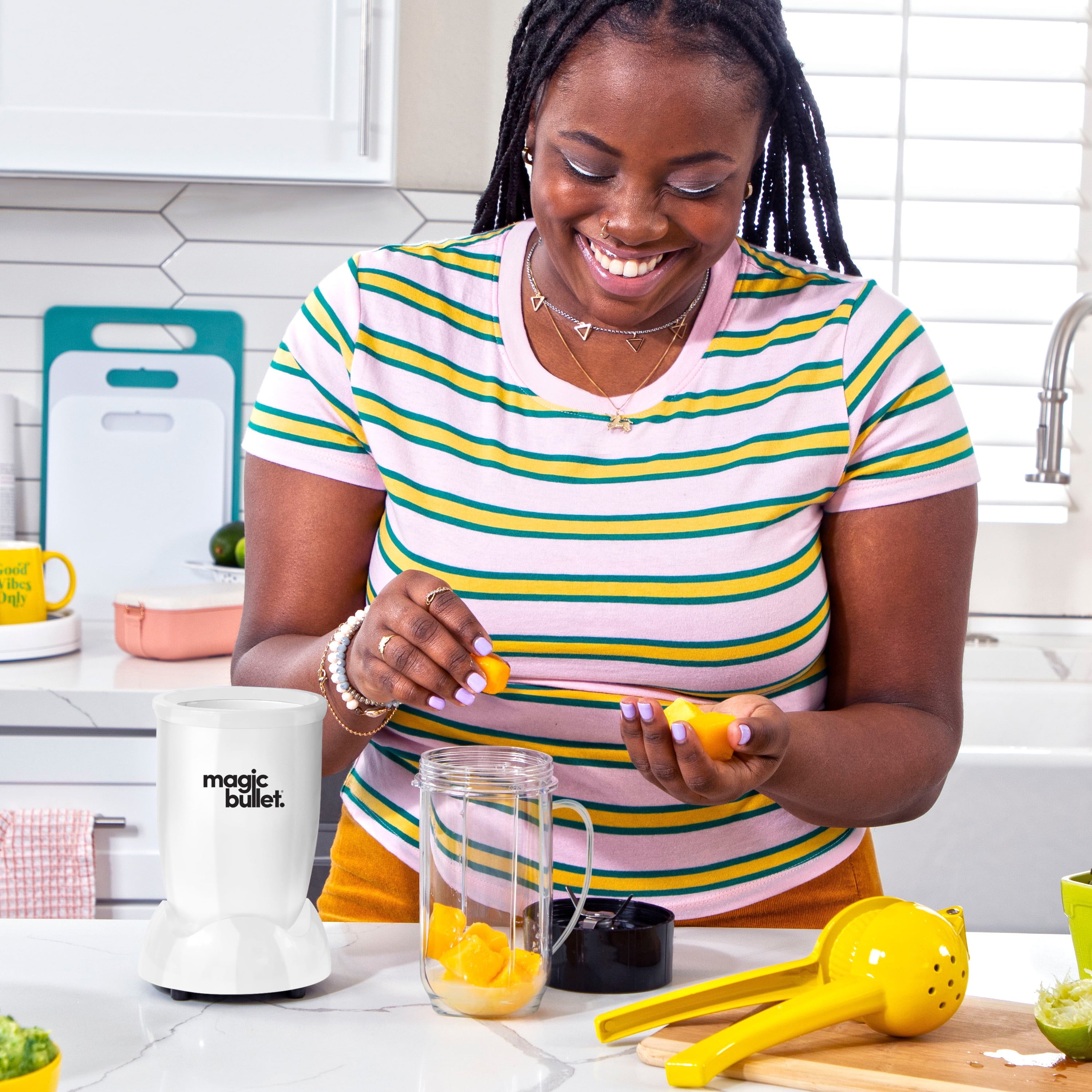 , 4pc. Personal Blender, White