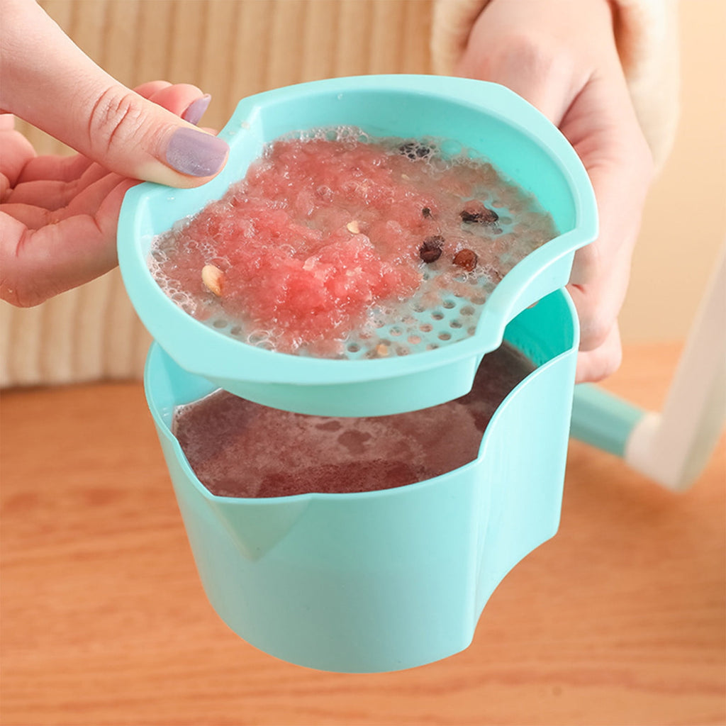 under $5 Hand Operated Juicer, Small Household Fruit Juice Squeezer, Multi-function Cold Press Juicer for Making Ice Cream Beverages, Efficient Juice Extraction Device