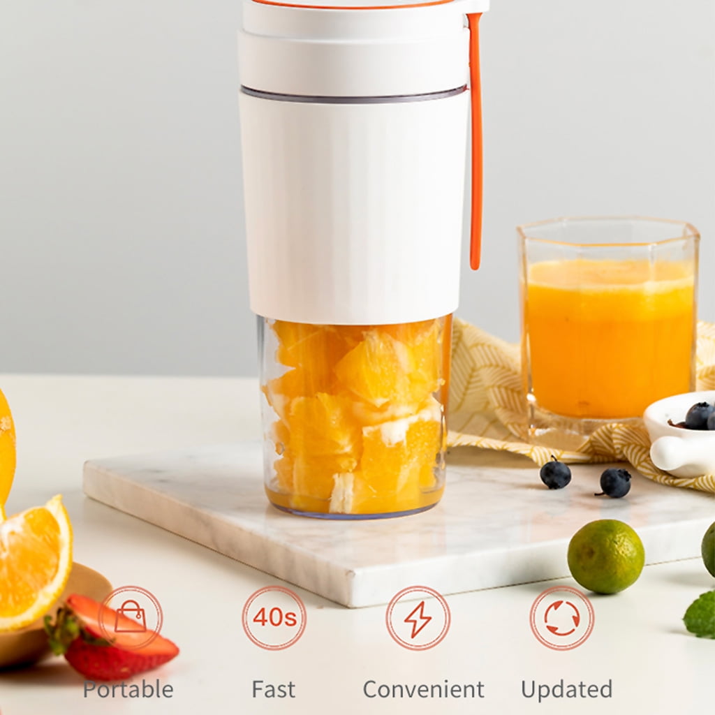300ml Blender for Shakes SmoothiesW1re1ess1200mAh Rechargeable Mini Smoothie Blender Mixer Juicer Cup for Home Office