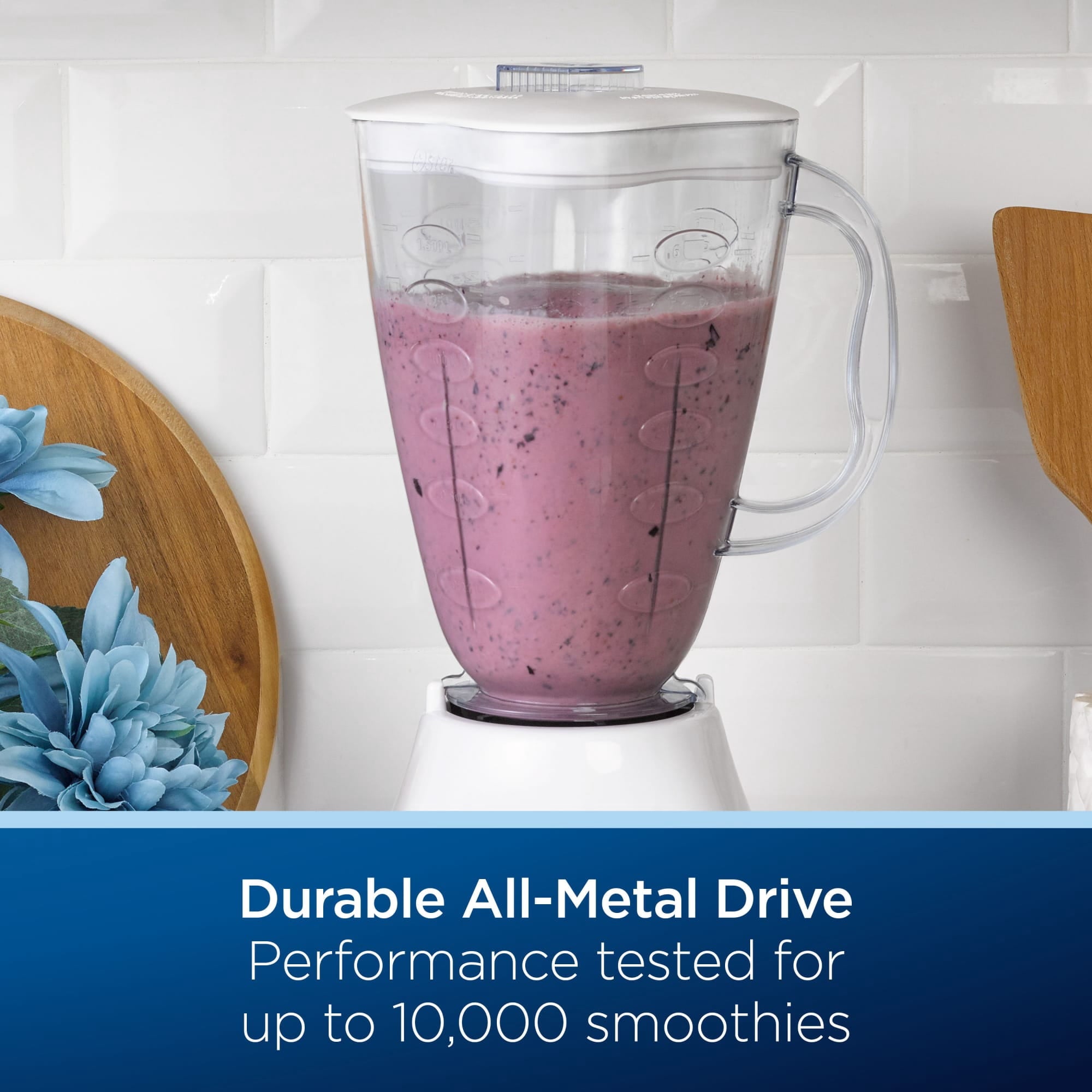 Classic 3-Speed Blender, Smoothie Blender, Black