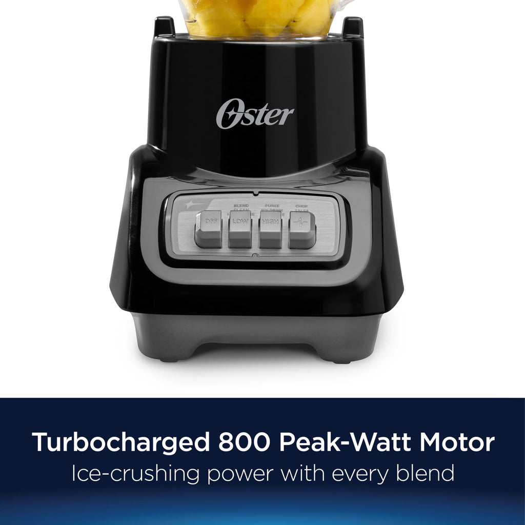 Turbo Blender, 800-Watt Food Blender, Black