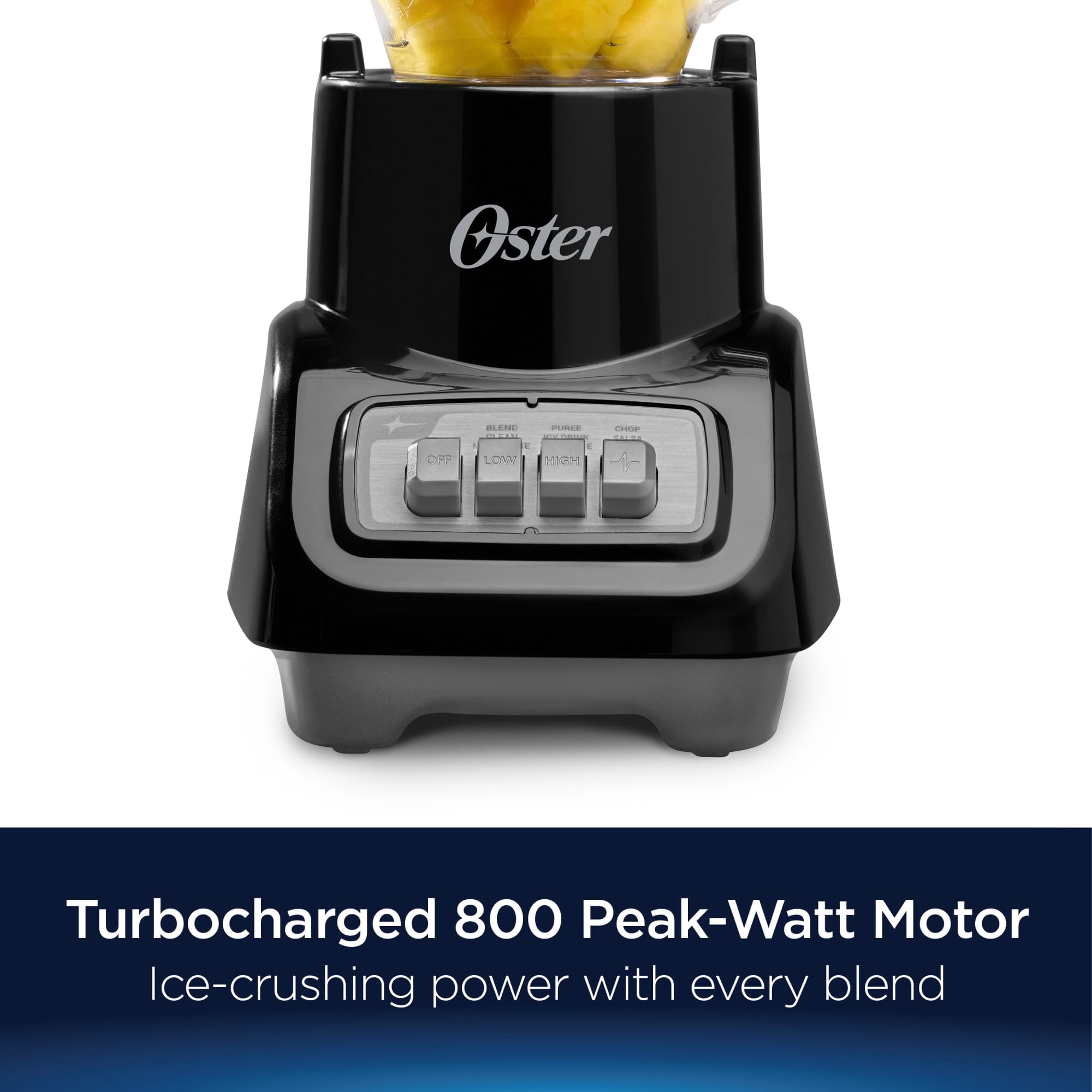 Turbo Blender, 800-Watt Food Blender, Black