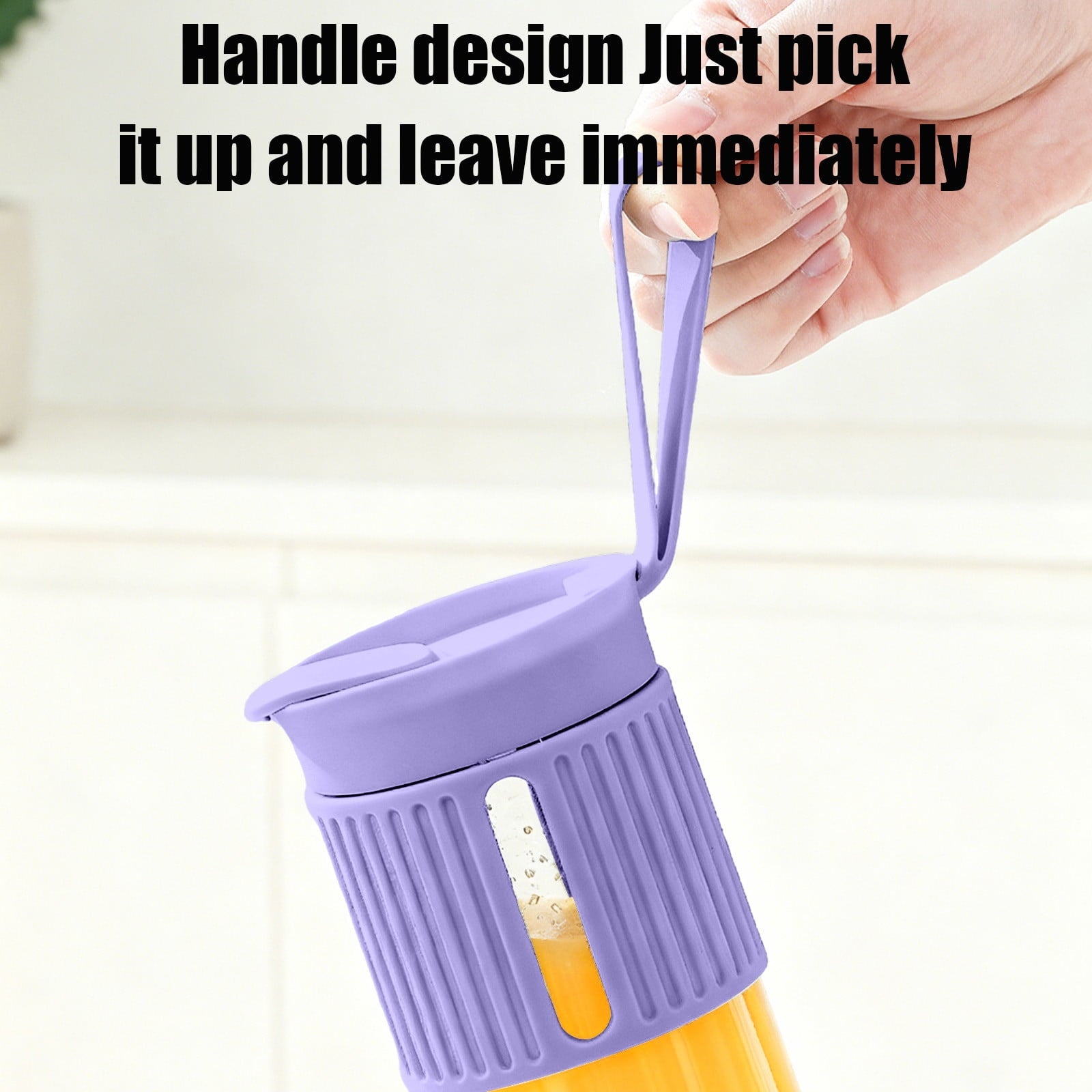 Portable Blender, Personal Blender for Juices and Smoothies, Mini Travel Blender with 12 Blades, Compact Kitchen Blender for Baby Food and Single Serve Drinks