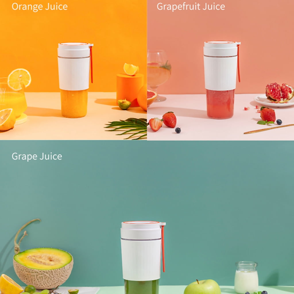 300ml Blender for Shakes SmoothiesW1re1ess1200mAh Rechargeable Mini Smoothie Blender Mixer Juicer Cup for Home Office
