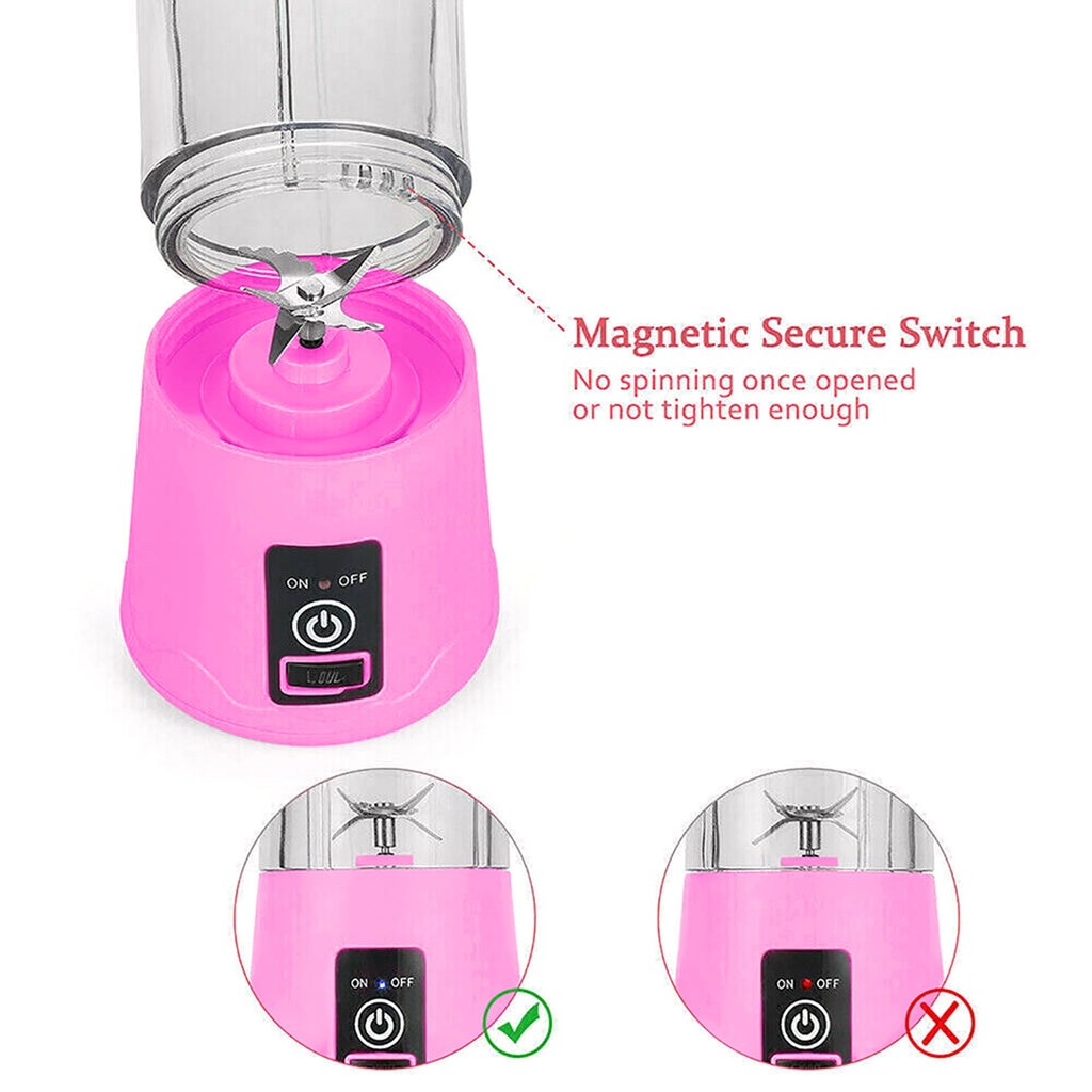 380 mL Extractor Cup Electric Juicer, Purple