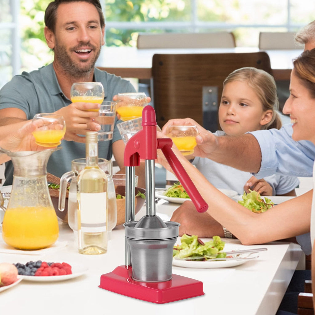 Centrifugal Juicer,Stainless Juicer Extra Large Commercial Grade Manual Hand Countertop Squeezer For Fresh Orange Juice