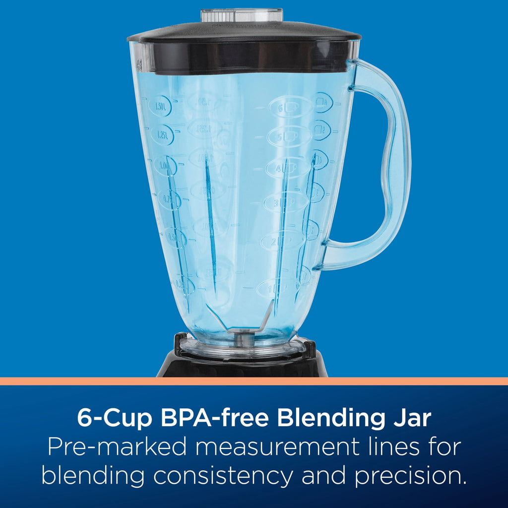 Classic 3-Speed Blender, Smoothie Blender, Black