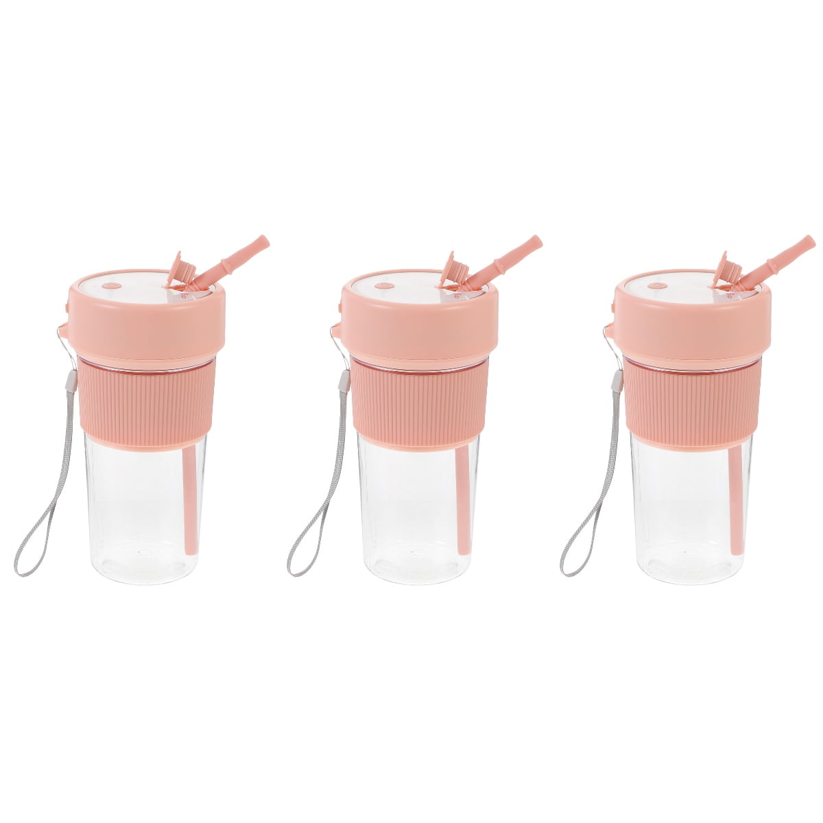 3pcs Juicer Cup Portable Blenders Juicers Mini Fresh Electric Drinks Mixer Carry Multifunction Cordless Travel