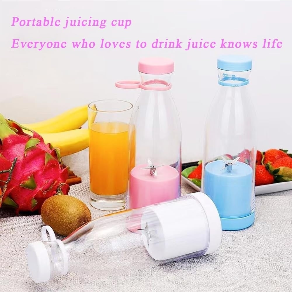Portable Blender, Portable Fruit Blenders, 2-In-1 Juice Blender With Durable Stainless Steel Blades, Used To Stir Smoothies To Make Fruit Salads And Juices