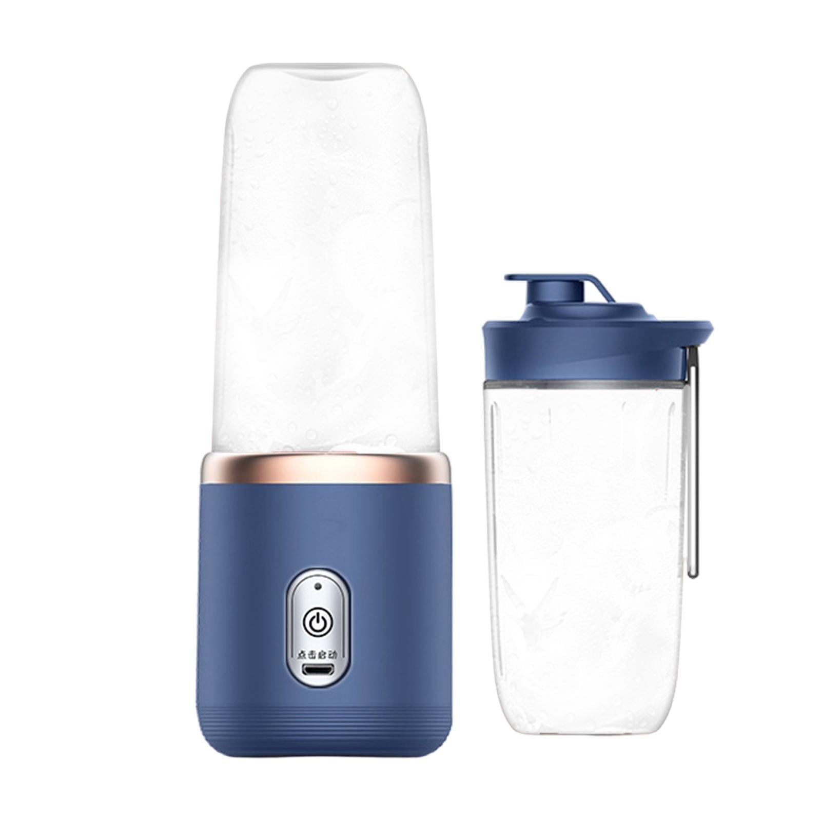 400ml Portable Blender, USB Fruit Mixer Juicer Cup for Milkshake Smoothies , Blue