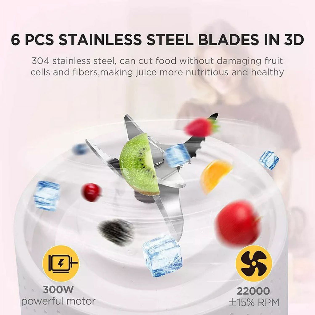 Personal Blender for Smoothies and Shakes, BPA free, 13.05 oz, Strong Blending Power- Christmas Gift