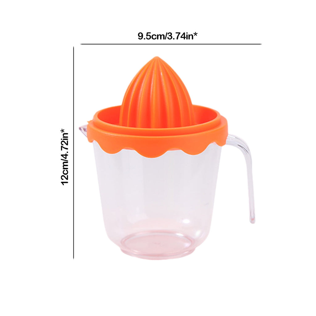Citrus Orange Juicer, Hand Pressed Citrus Juicer, Portable Orange Lemon Squeezer with Pour Spout, Multifunction Fruit Juicer Machine for Kitchen
