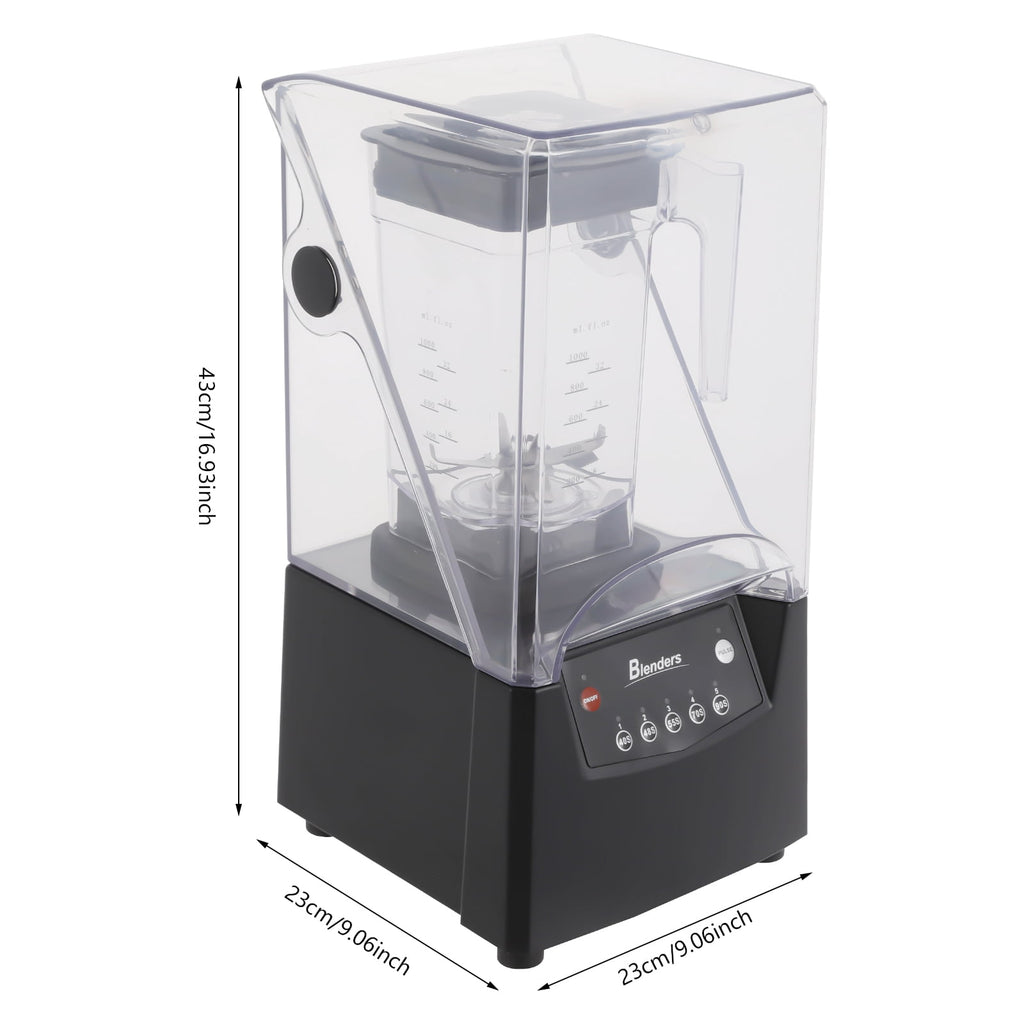 Professional 110V 2200W High Power Quiet Blender 1.8L Soundproof Blender for Shakes, Smoothies &amp; Ice Crushing
