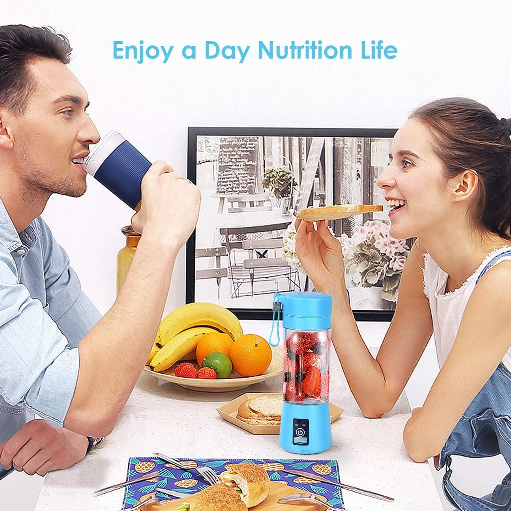 Mini Blender Personal Portable Blender Cup for Smoothies Shakes, Portable Juicer USB Rechargeable for Travel