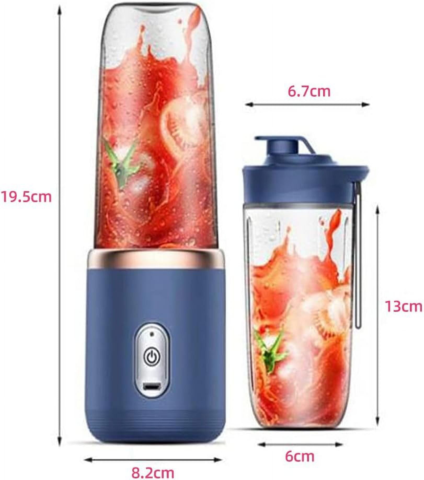 Juice blender Mini mixer 40W quick blender cup personal size rechargeable USB Double cup