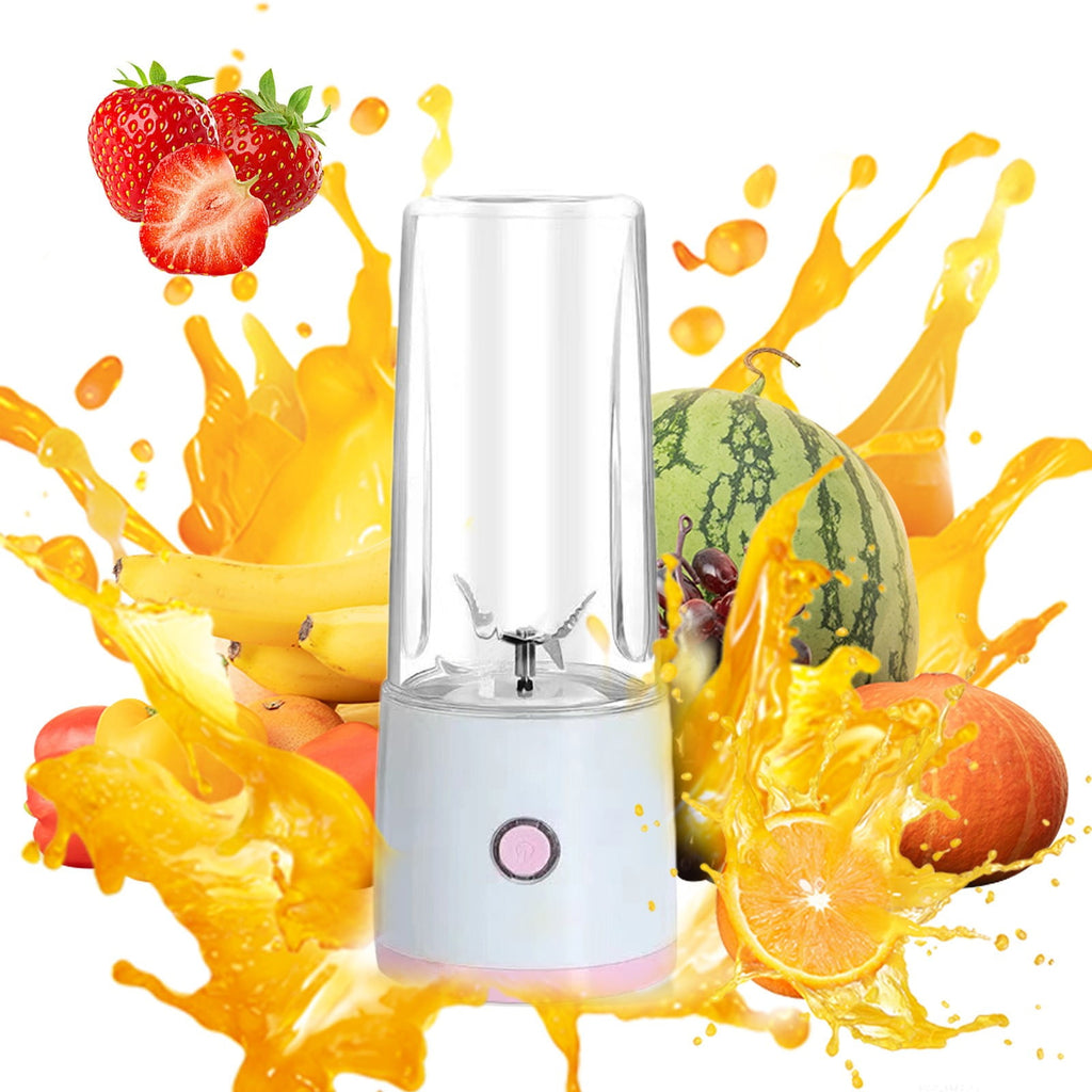 Portable Blender, Juicer Cup, Personal Size Blender, Fruit &amp; Vegetable Juicer, Food Mixer-For Shakes, Mini Small Smoothie Blender Bottles for Kitchen, Home, Travel, USB Rechargeable