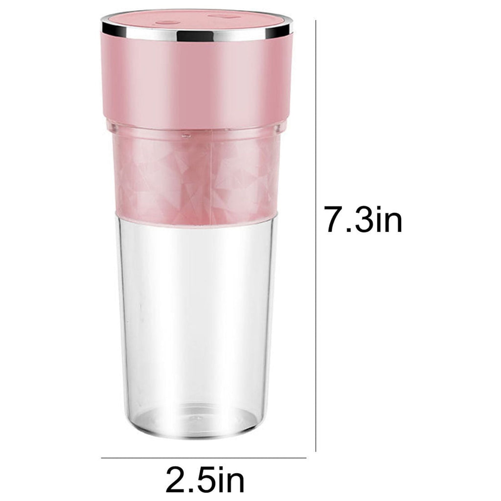 Portable Blender, Mini Juice Blender for Shakes and Smoothies, Personal Blender Usb Rechargeable, Fresh Juice Blender with 4blades Green