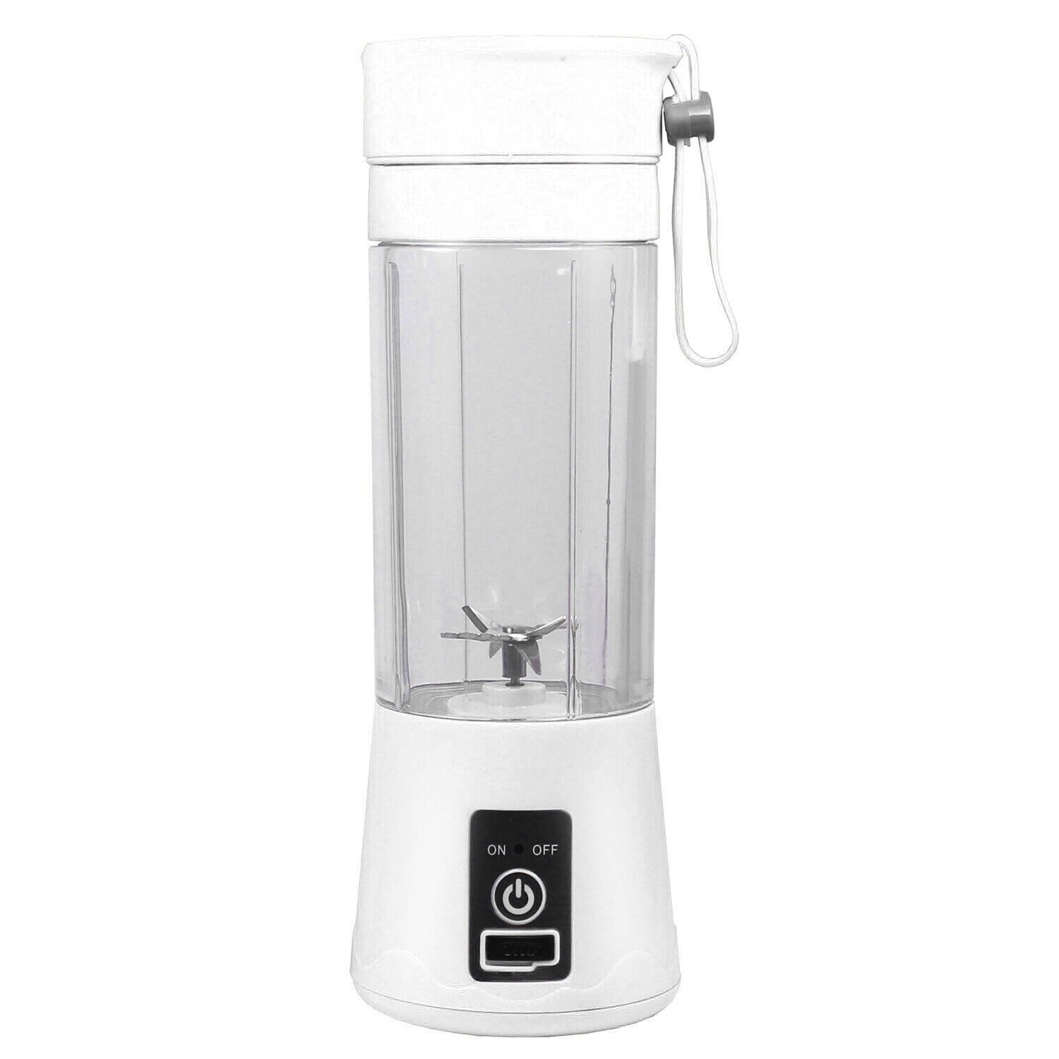 Mini Fruit Juice Mixer with USB Rechargeable,Personal Size Blender for Smoothies and Shakes,White