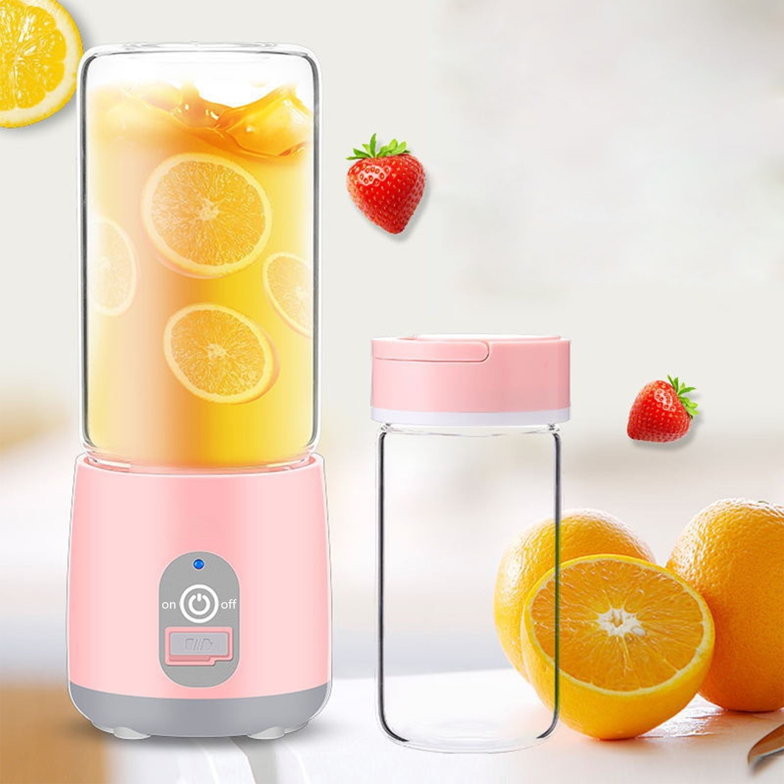 Portable Juicer Cup | Rechargeable Mini Blender 420ml | USB Charging Juicing Cup for Outdoor Travel, Gym, Hiking – Compact, Easy Clean, Durable, Stylish Design