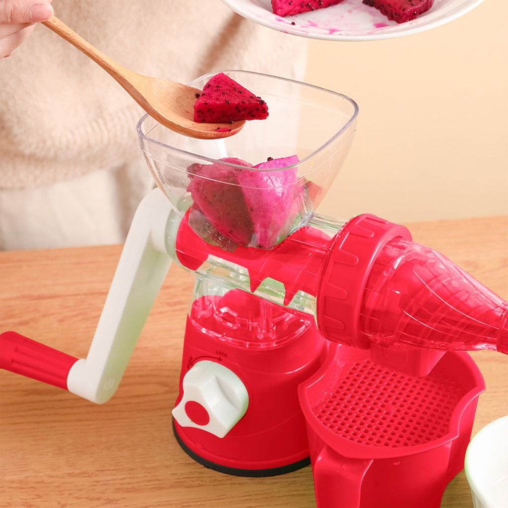 under $5 Hand Operated Juicer, Small Household Fruit Juice Squeezer, Multi-function Cold Press Juicer for Making Ice Cream Beverages, Efficient Juice Extraction Device
