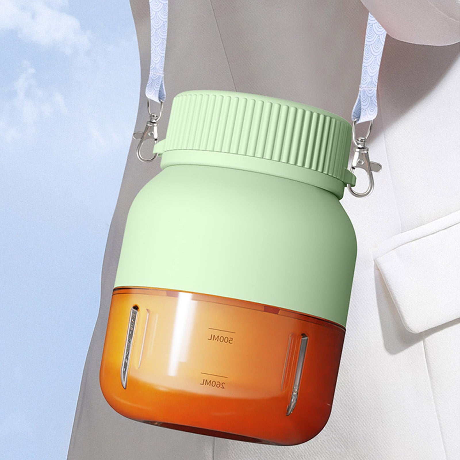 Clearance Juicer under $20 Portable Multifunction Electric Juicer Bucket With USB Charging Large Capacity Juice Cup For Home Use