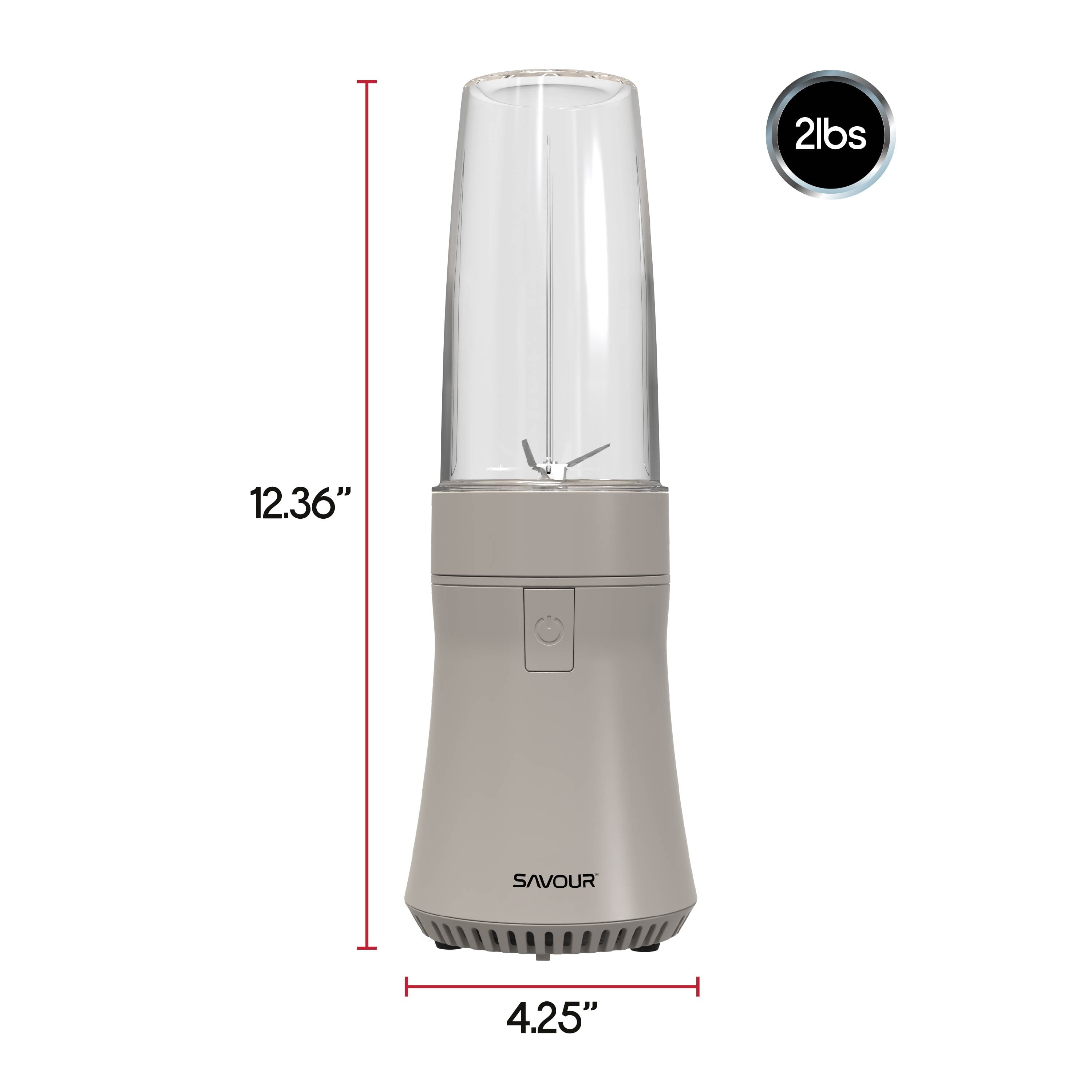 by 300W Mini Smoothie Blender – 18oz. Countertop Mini Blender for Smoothies, Sauces, Cocktails and More