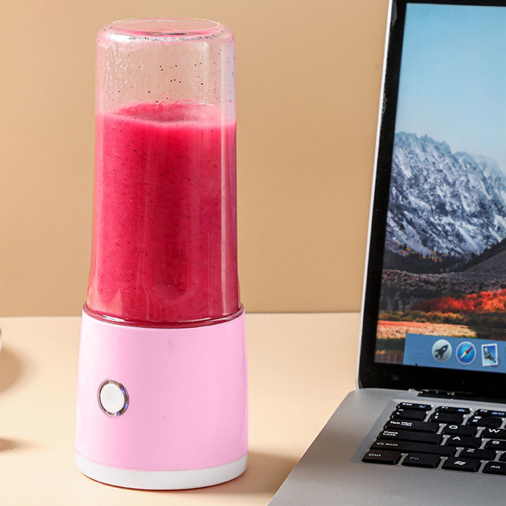 Portable Blender, Personal Mini Juice Blender, USB Rchargeable Juicer Cup with 6 Blades in 3D, Smoothie Blender Home, Office, Outdoors
