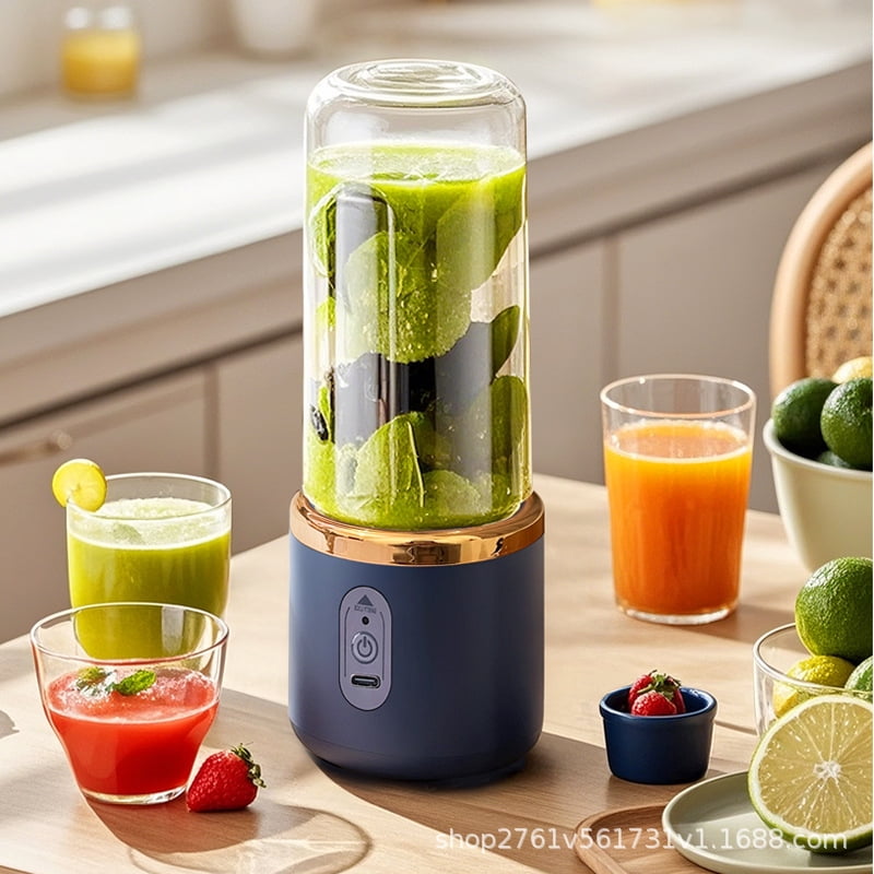 Cross-Border New Juicer Portable Rechargeable Small Juice Cup Student Household Multi-Function Juicer Juice Cup