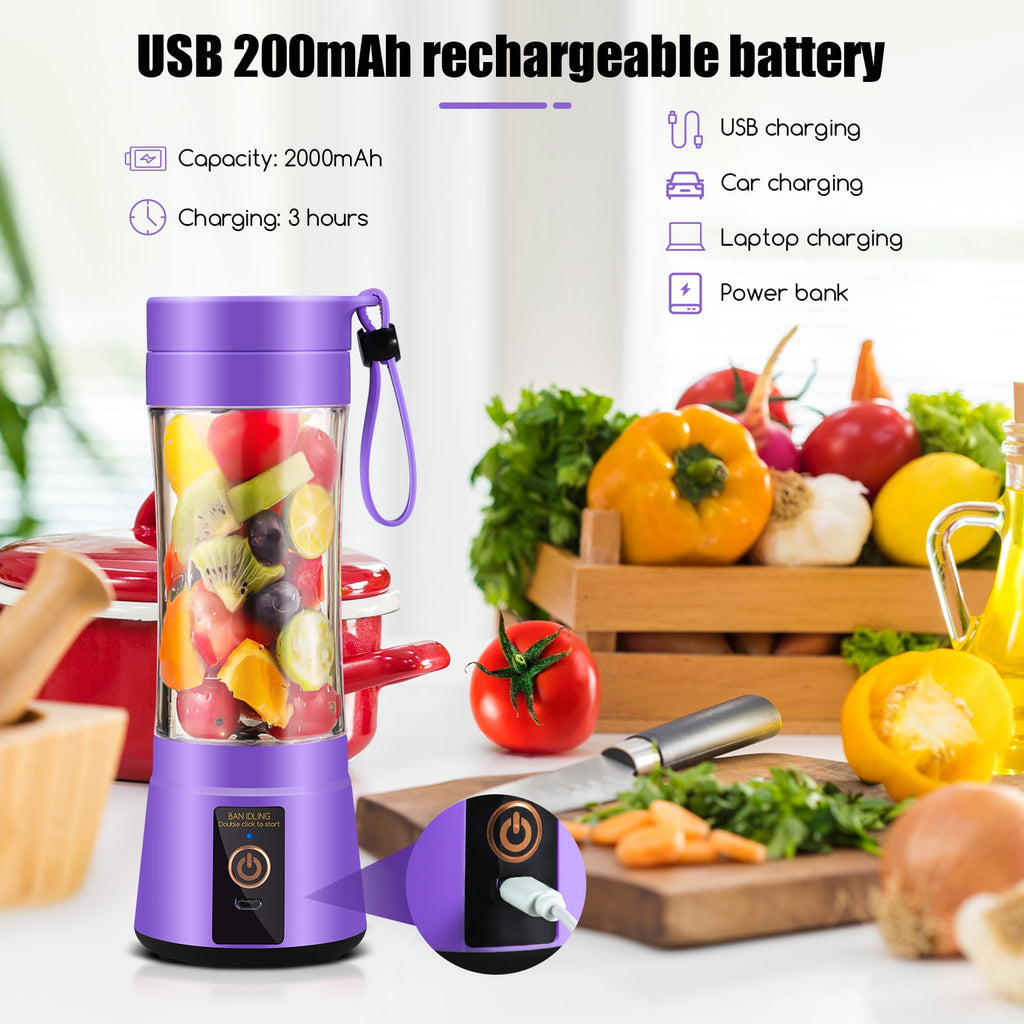 Battery Powered Blender, Purple