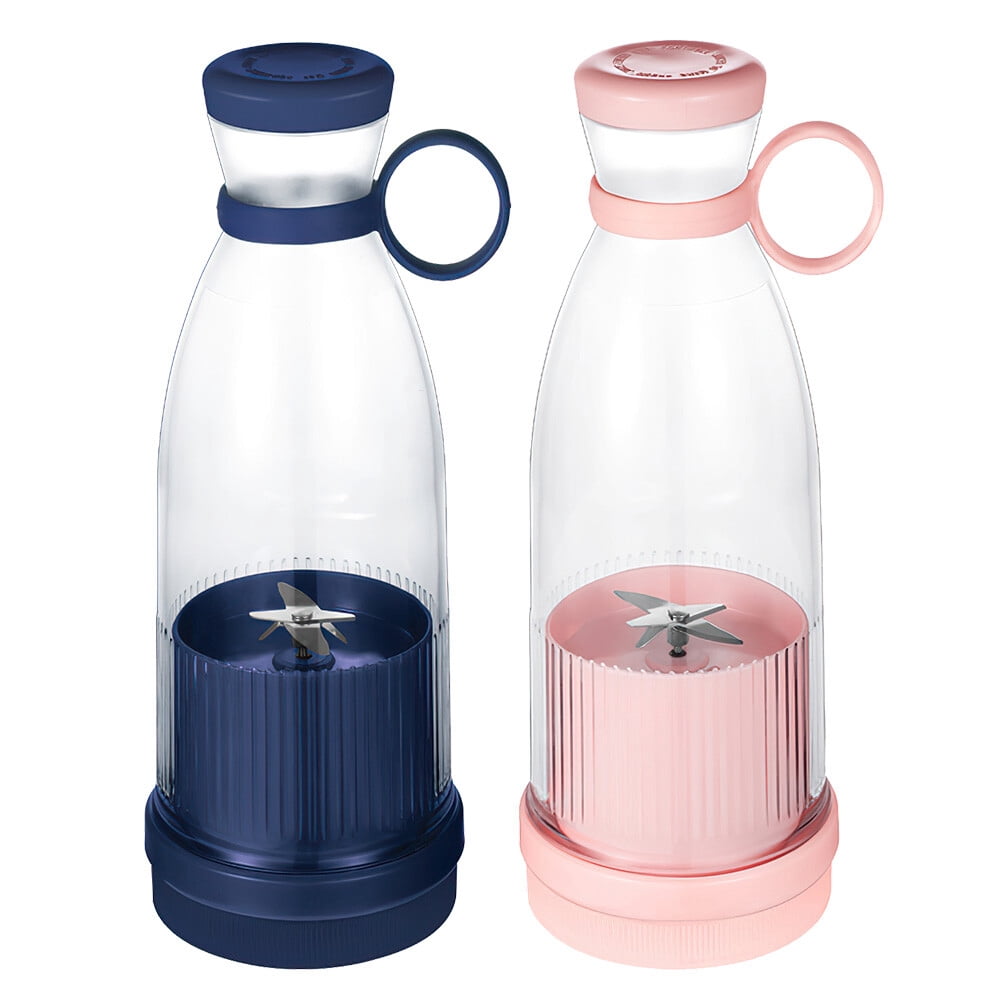 Portable Blender Personal Bottle Powerful Mini Fresh Juice,Blender Juicing Cup-blue