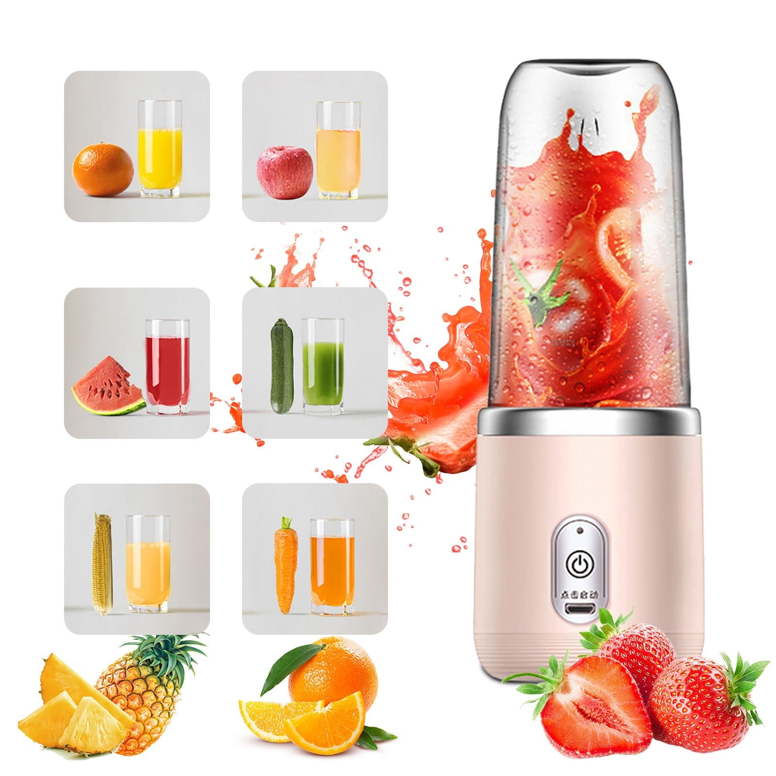 Blender under $5! USB Rechargeable Blender, Portable Smoothie Maker, Mini Blender for Shakes Juice Travel