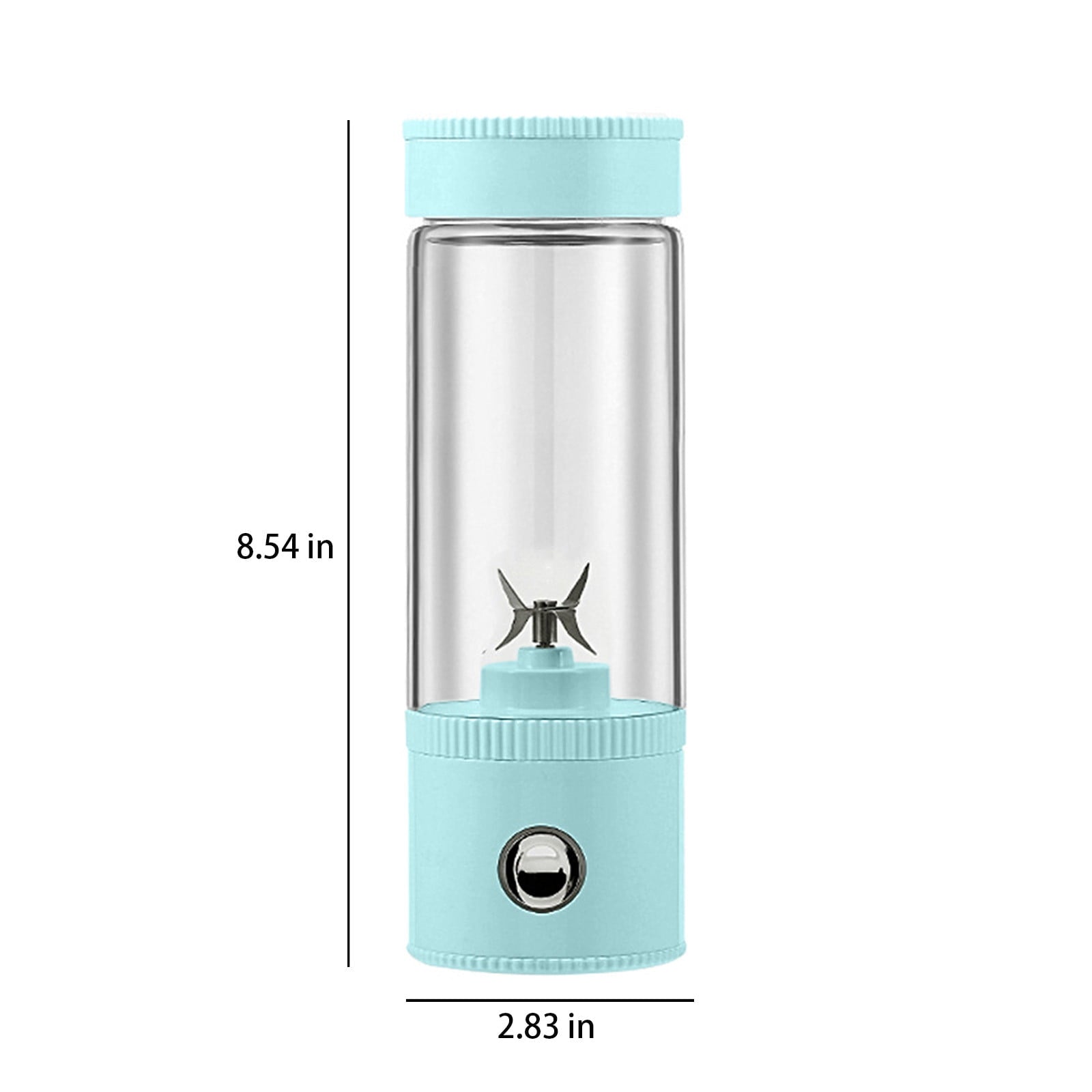 Portable Blenders, Personal Blend-er for Shakes and Fruit Juicer USB Rechargeable with 4 Blades, Handheld Blenders for Sports Travel and Outdoors (1 Pack)