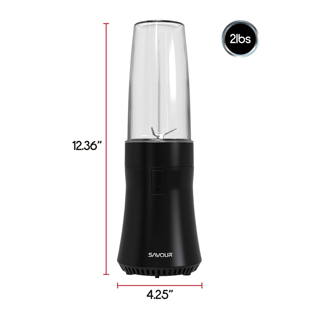 by 300W Mini Smoothie Blender – 18oz. Countertop Mini Blender for Smoothies, Sauces, Cocktails and More