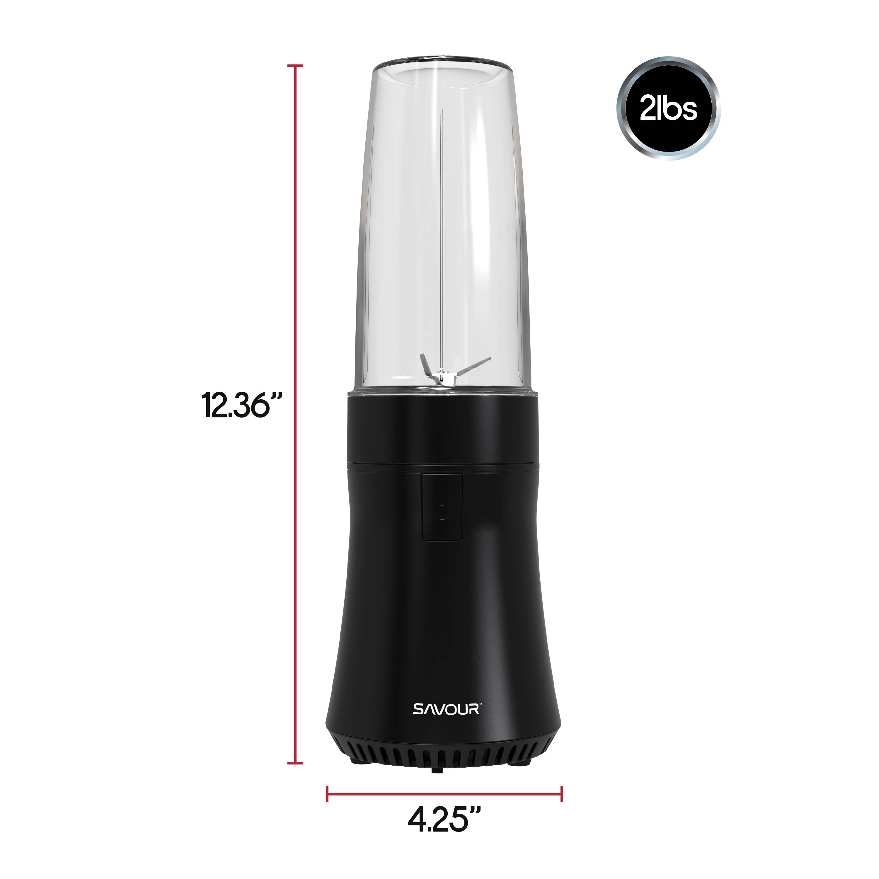 by 300W Mini Smoothie Blender – 18oz. Countertop Mini Blender for Smoothies, Sauces, Cocktails and More