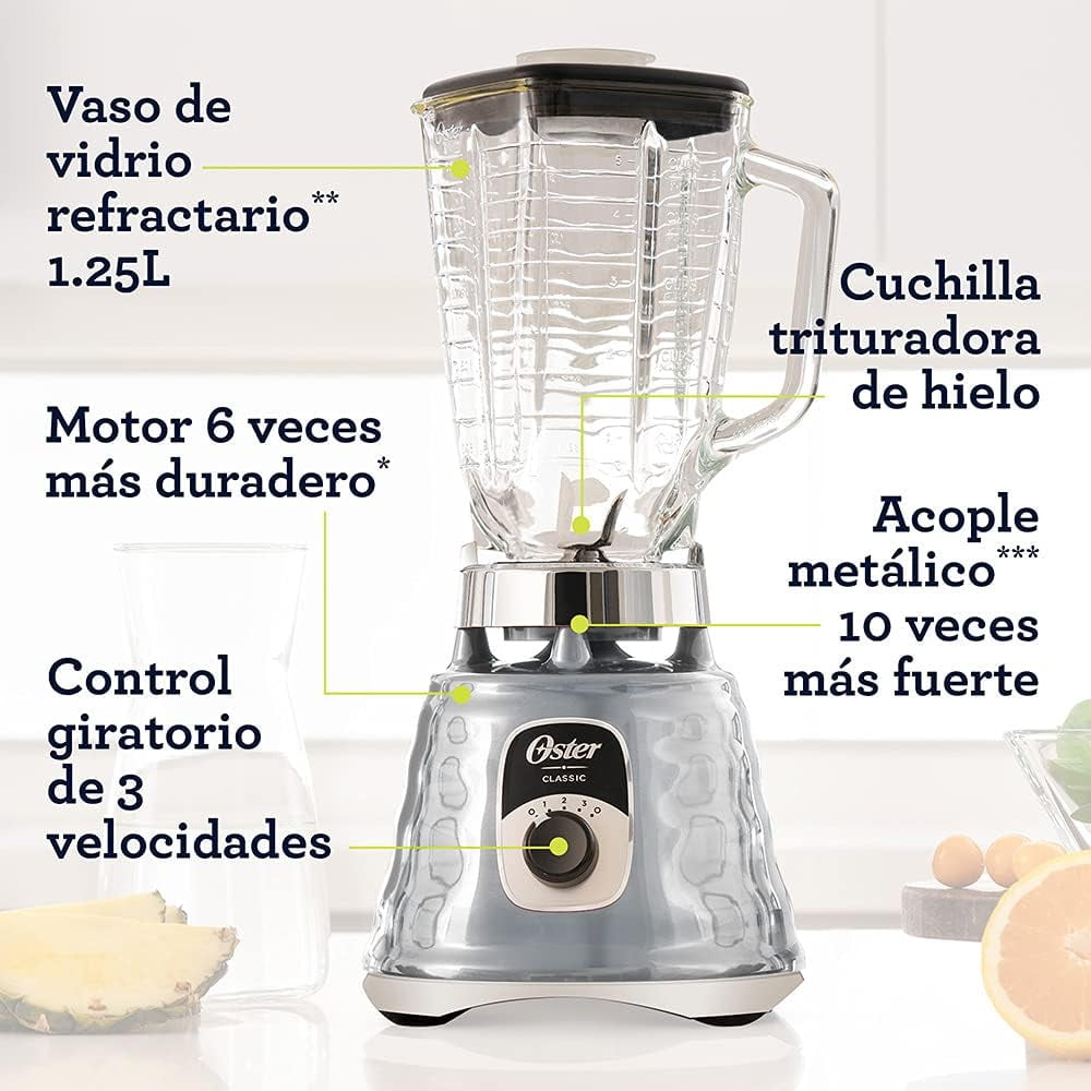 Original 3 Speed Chrome Blender, 5 Cup Glass Jar