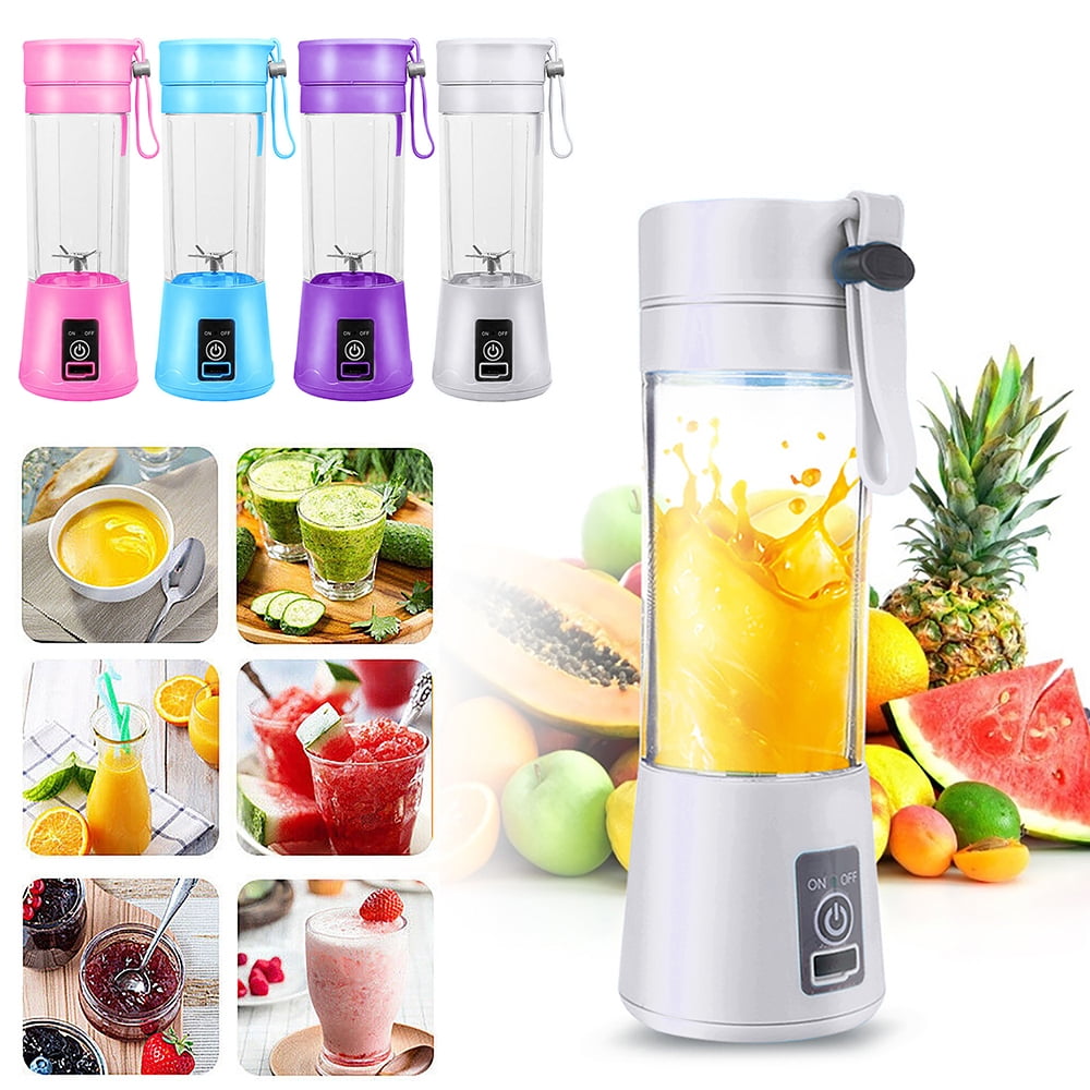 Smoothie Shake Blender with 6 Powerful Blades Portable Blender Mini Juicer for Kitchen Travel