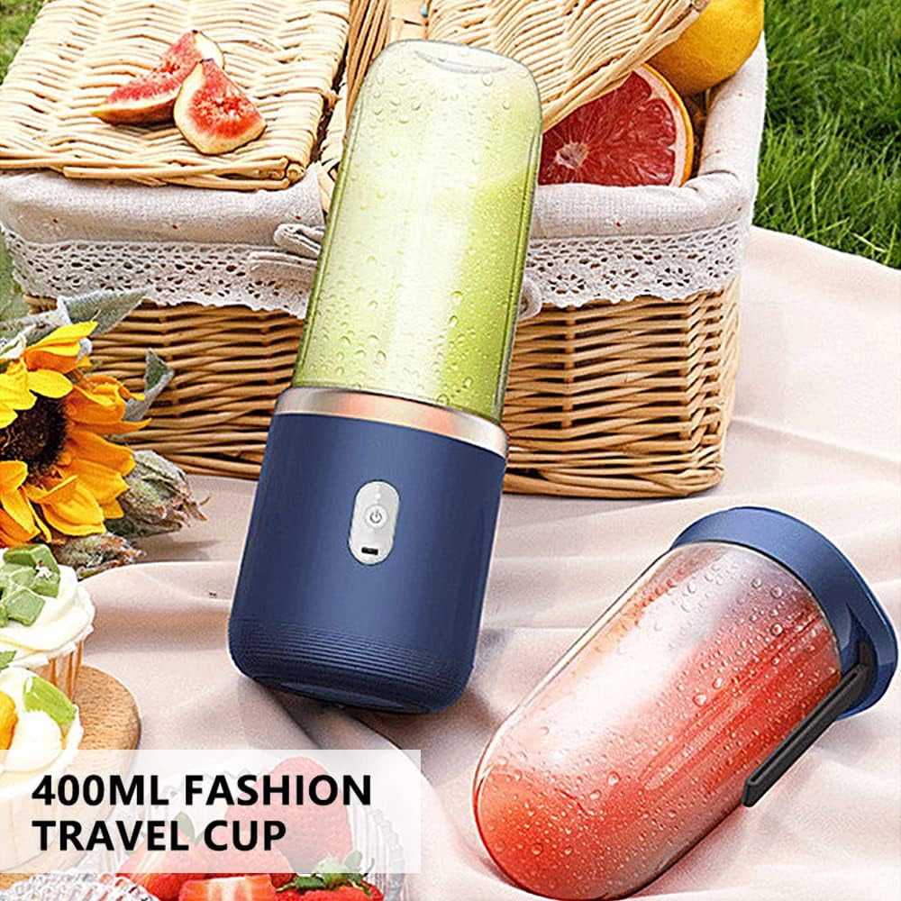 Juice blender Mini mixer 40W quick blender cup personal size rechargeable USB Double cup